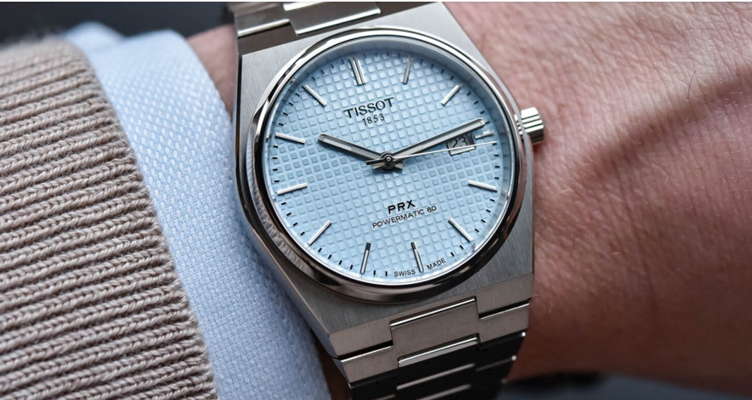 Tissot PRX Powermatic 80 ice blue